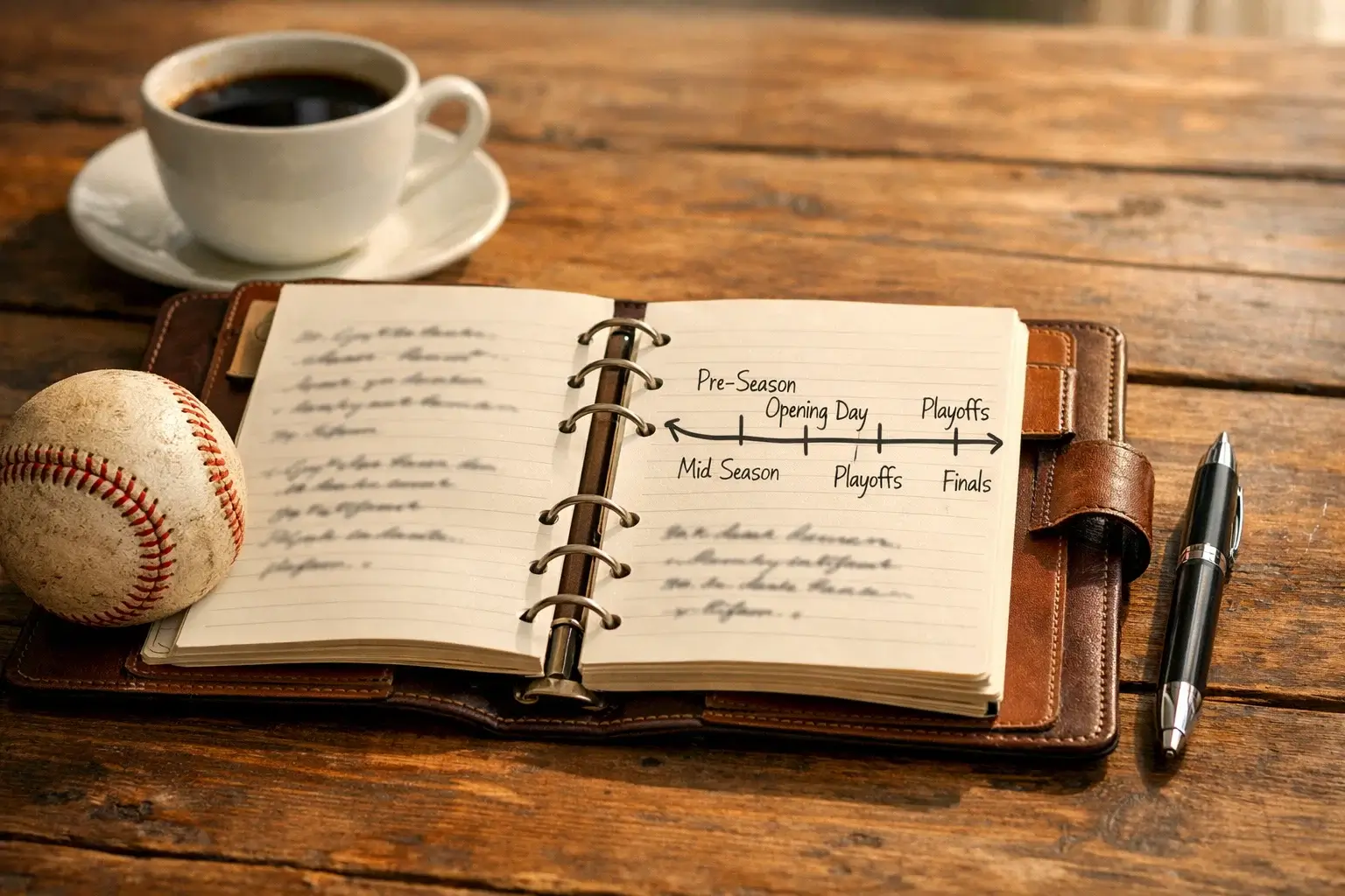Honkbal seizoen kalender voor wedders met MLB en internationaal overzicht