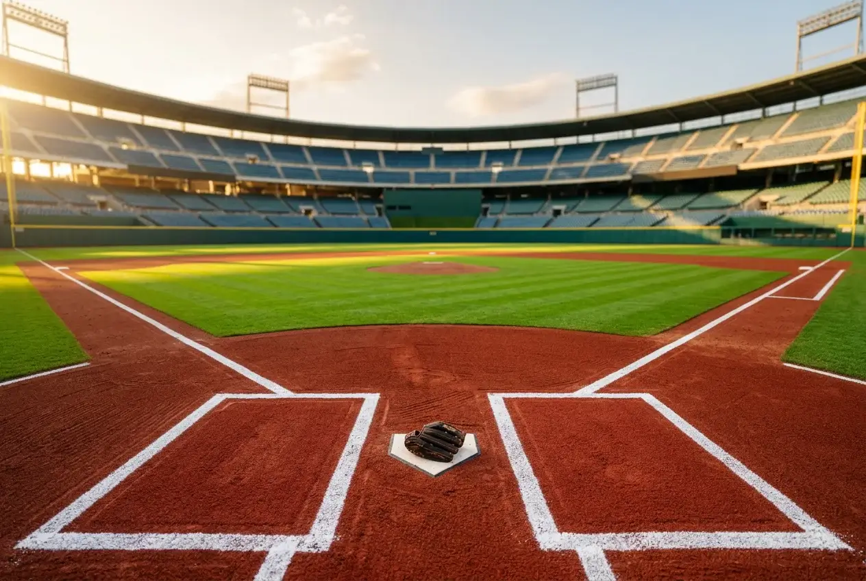Honkbal spelregels voor wedders — overzicht van een honkbalveld met posities