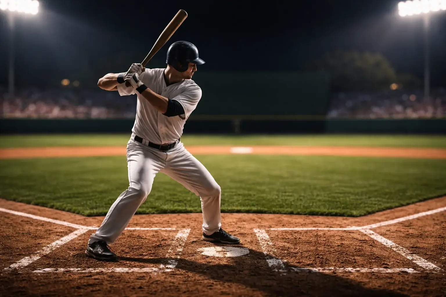 Slagman statistieken analyseren voor honkbal weddenschappen — slagman klaar voor de swing